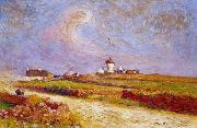 Countryside with Windmill, near Batz